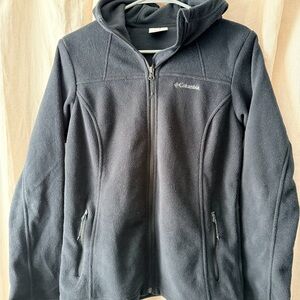 Columbia Charcoal Full-Zip Fleece Jacket